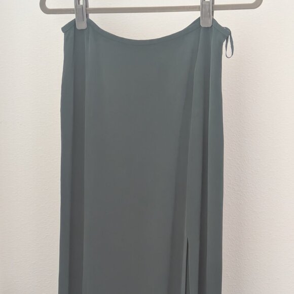 Green Jones New York Size 12 Silk Skirt - Picture 1 of 6